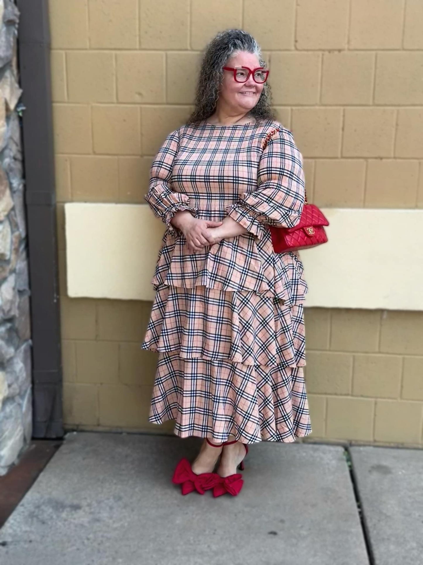 Lilah Plaid Dress