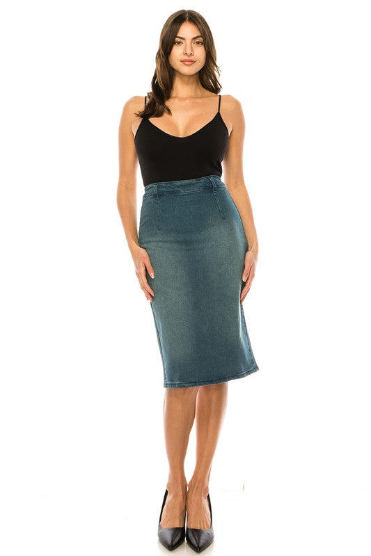 Nina Denim Skirt