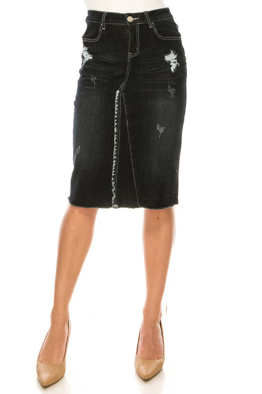 Kelbie Denim Skirt