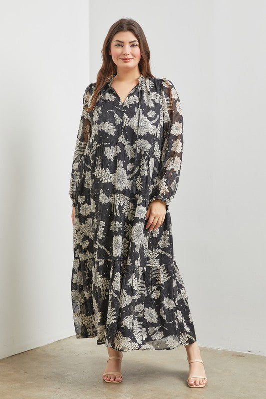 Plus Lydia Paisley Dress – Be Modest Boutique