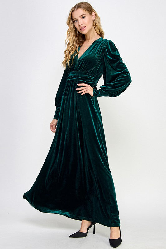 Vallie Velvet Dress