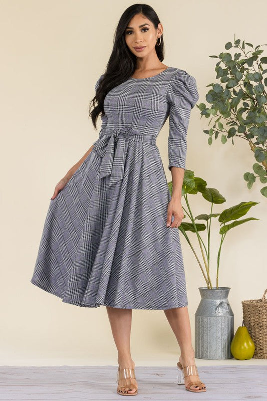 Alyssa Plaid Dress – Be Modest Boutique