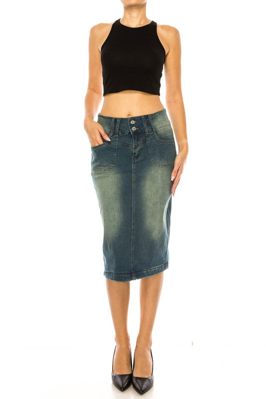 Karlee Denim Skirt