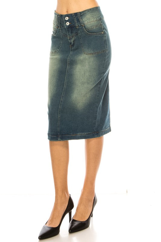 Karlee Denim Skirt