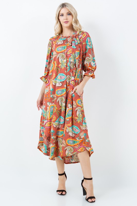 Rory Print Dress