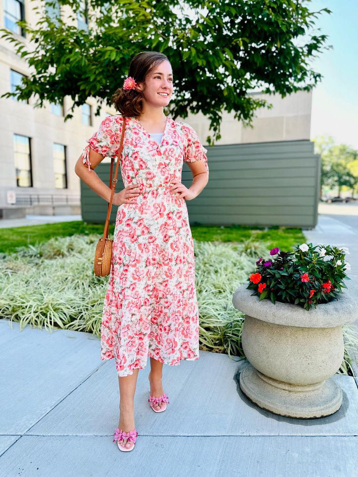 Heather Floral Dress Be Modest Boutique