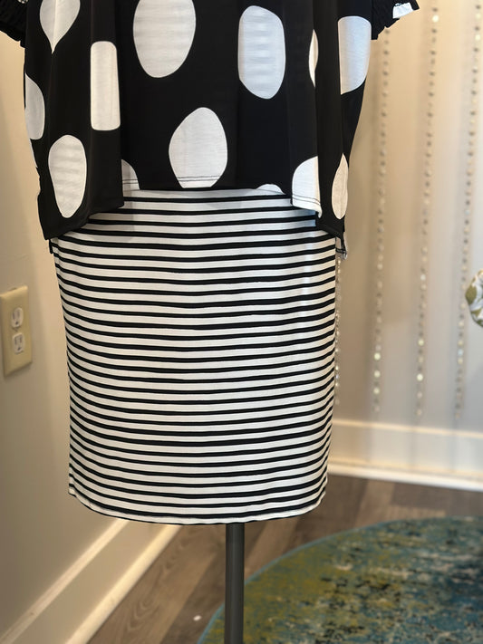 Charity Stripe Skirt