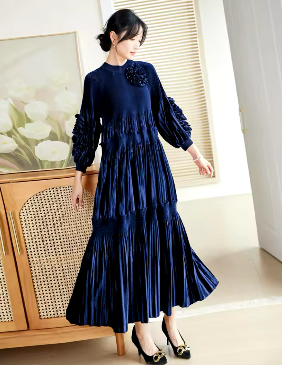 Emerson Dress-Navy