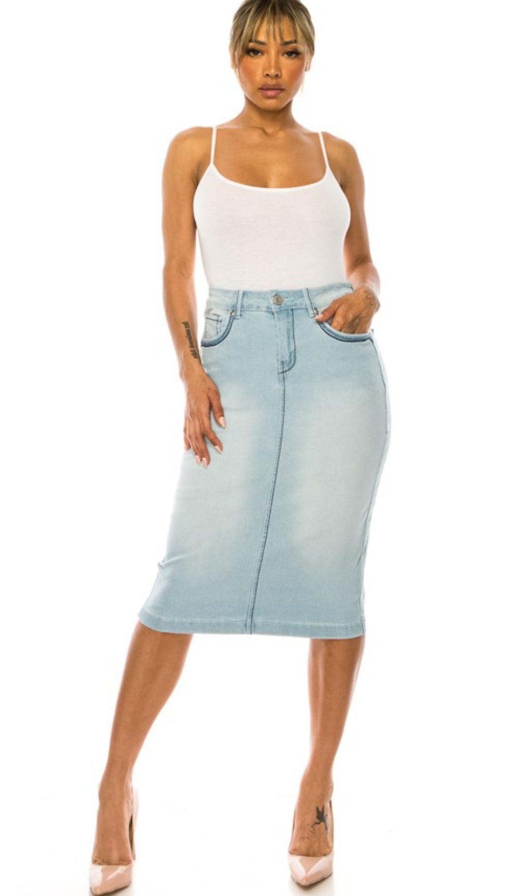 Kaitlyn Denim Skirt