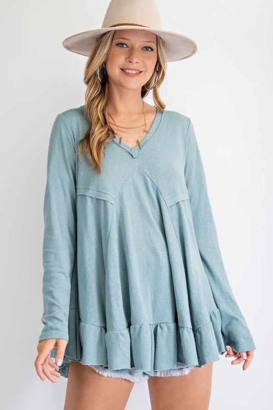 Tara Ruffled Tunic