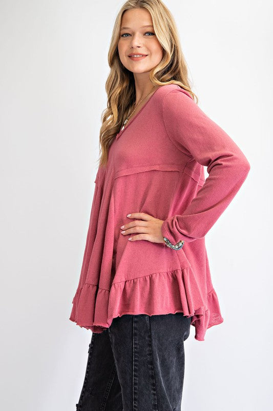 Tara Ruffled Tunic