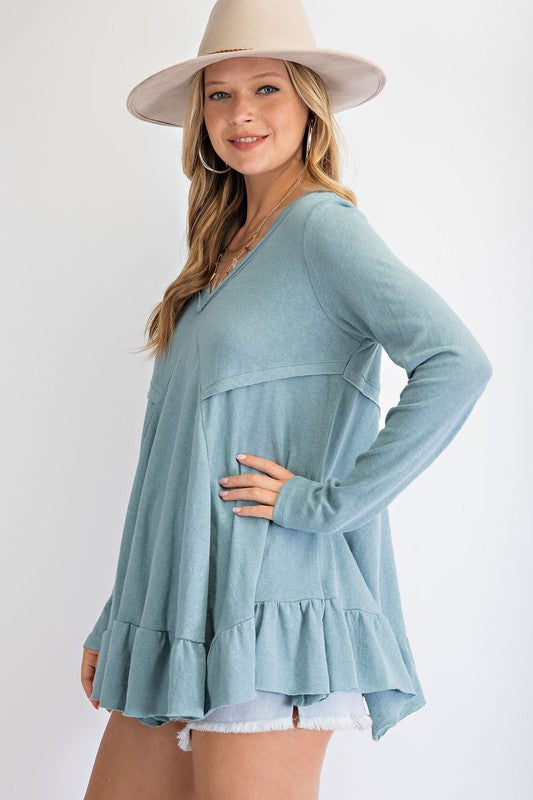 Tara Ruffled Tunic