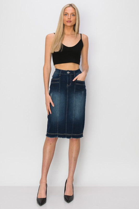 JoJo Denim Skirt