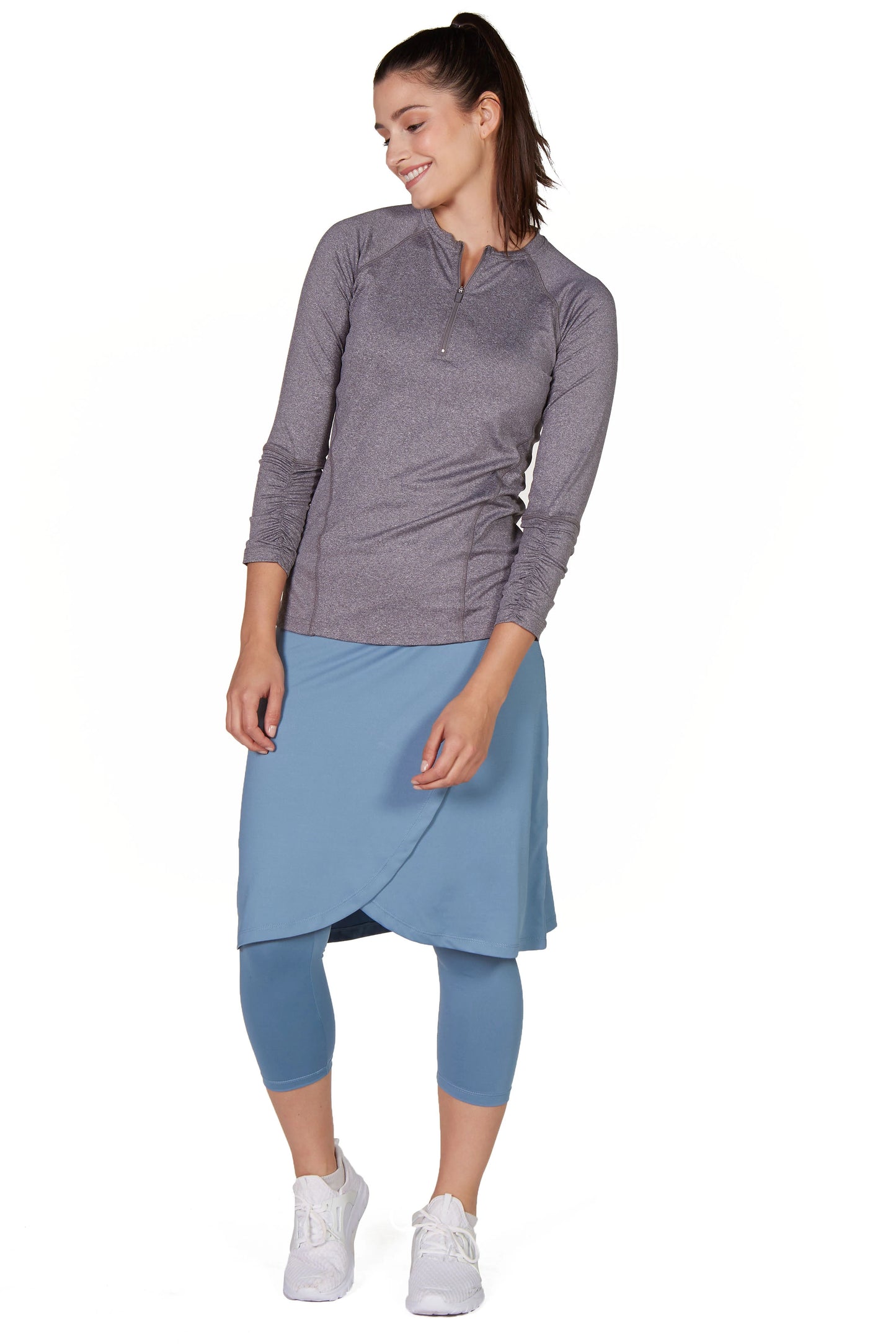 Snoga Faux Wrap-Spring Lake Blue